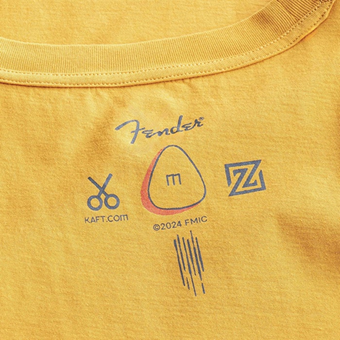 KAFT X FENDER X ZUHAL Riff Hands - Sulphur - Tasarım T-Shirt - Unisex
